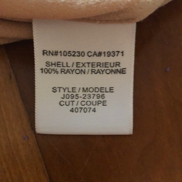 Joie Beige and Black Long Sleeved Shirt - Picture 3 of 3